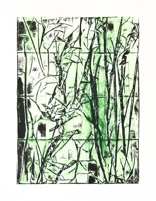Experiment auf Tetra Pak auf Büttenpapier