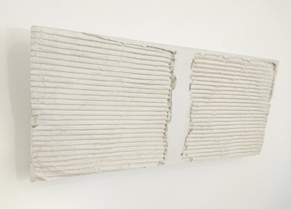Wellpappe, Gips, 49 x 21 cm
