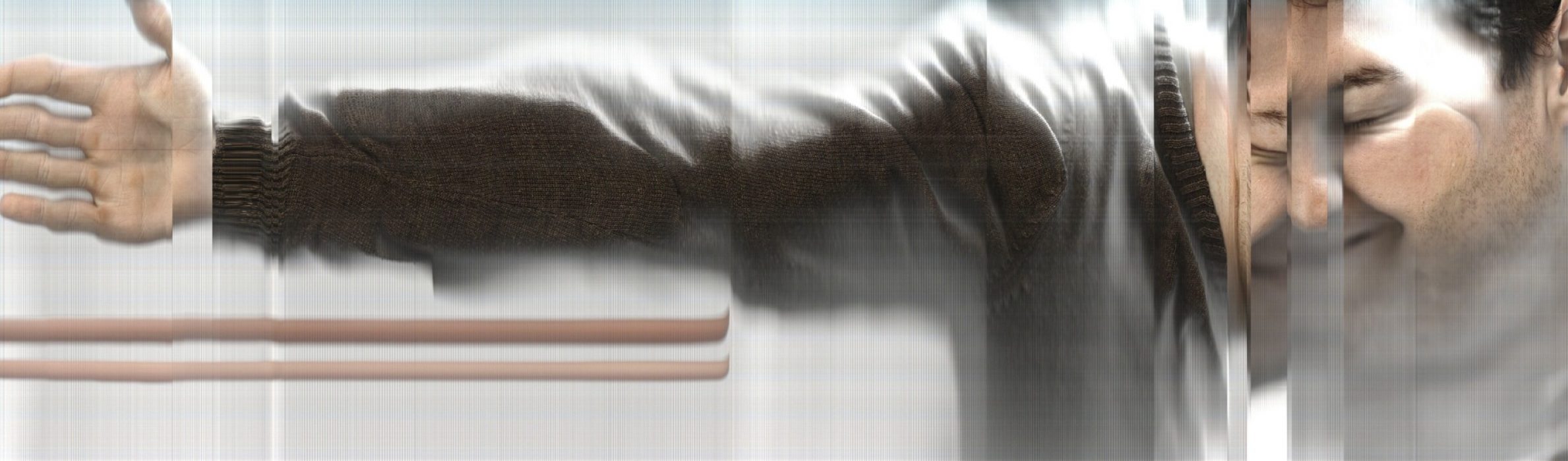Scan, 100 x 30 cm Lambdaprint auf Aluplatte